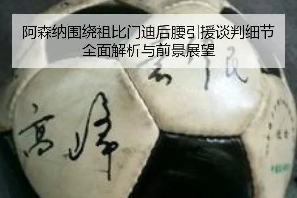 阿森纳围绕祖比门迪后腰引援谈判细节全面解析与前景展望